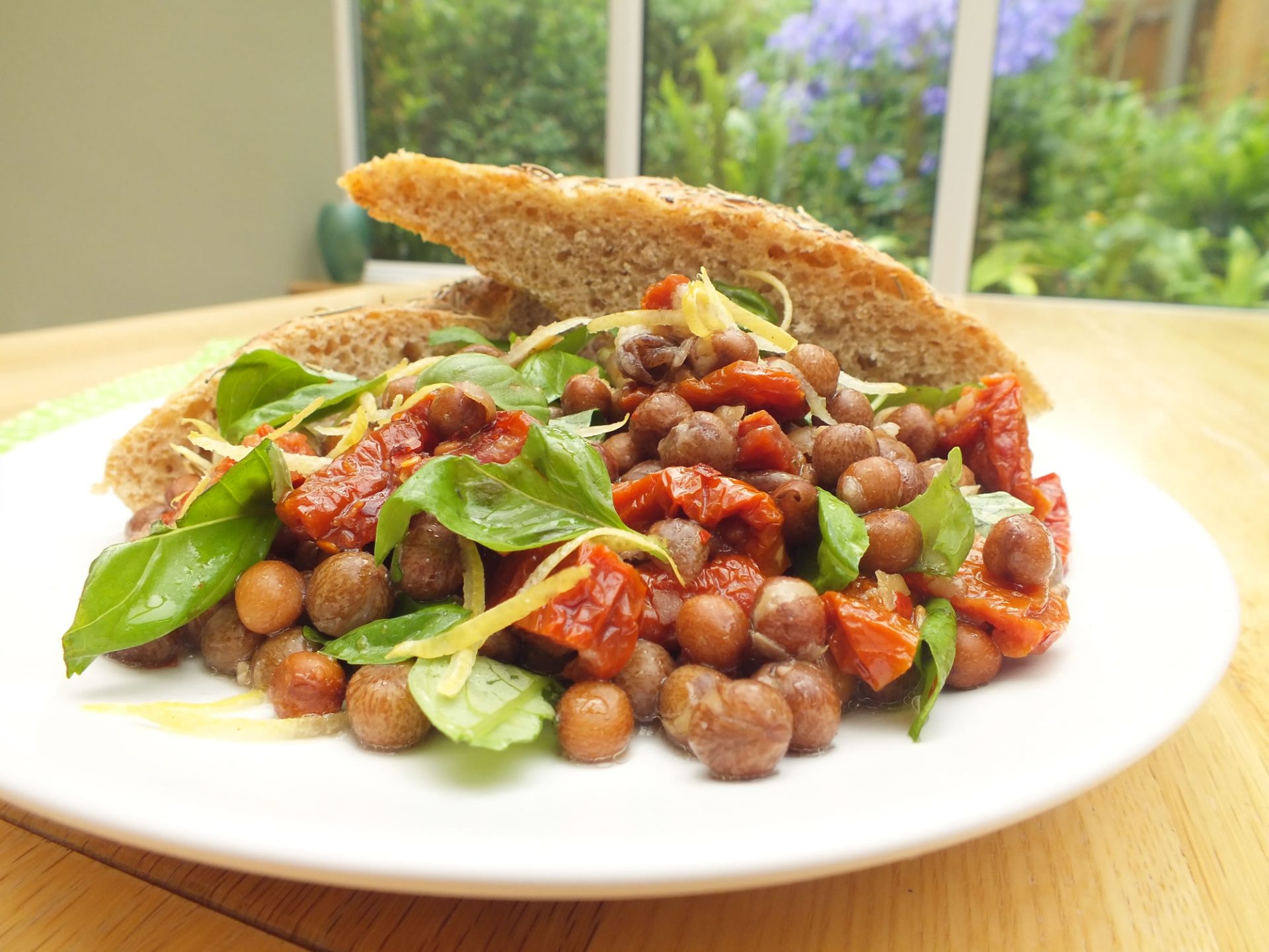 Rustic bean salad